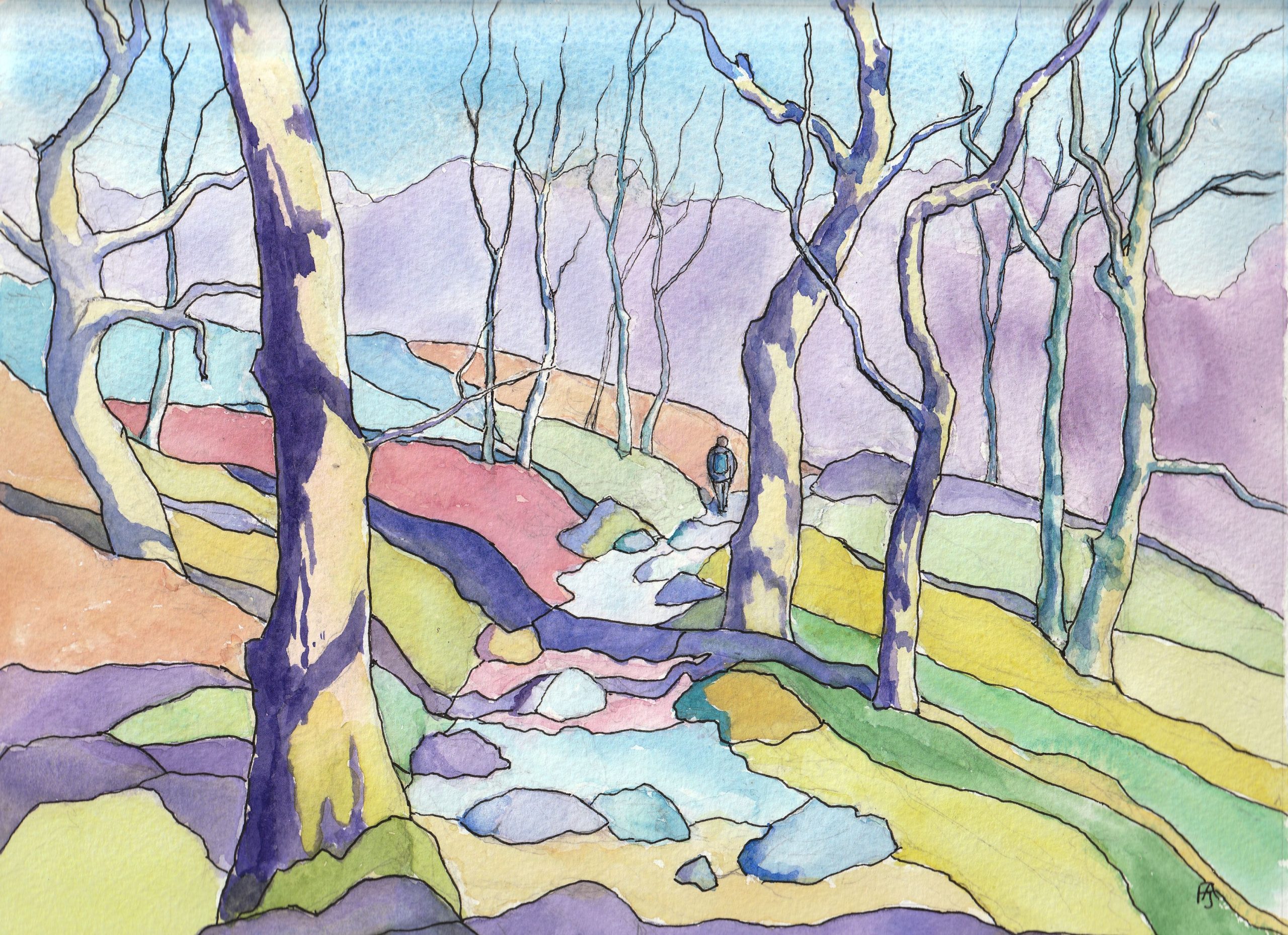 The rocky path, Padley trail Felicity Jackson
